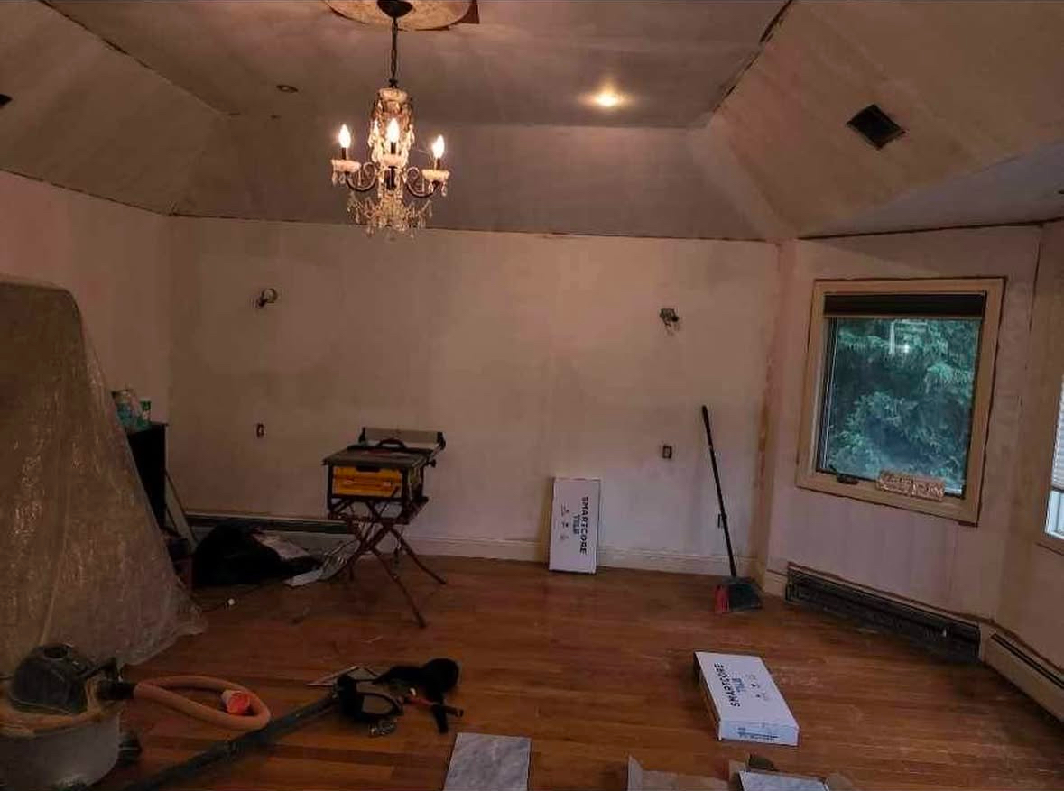 Bedroom remodel before and after